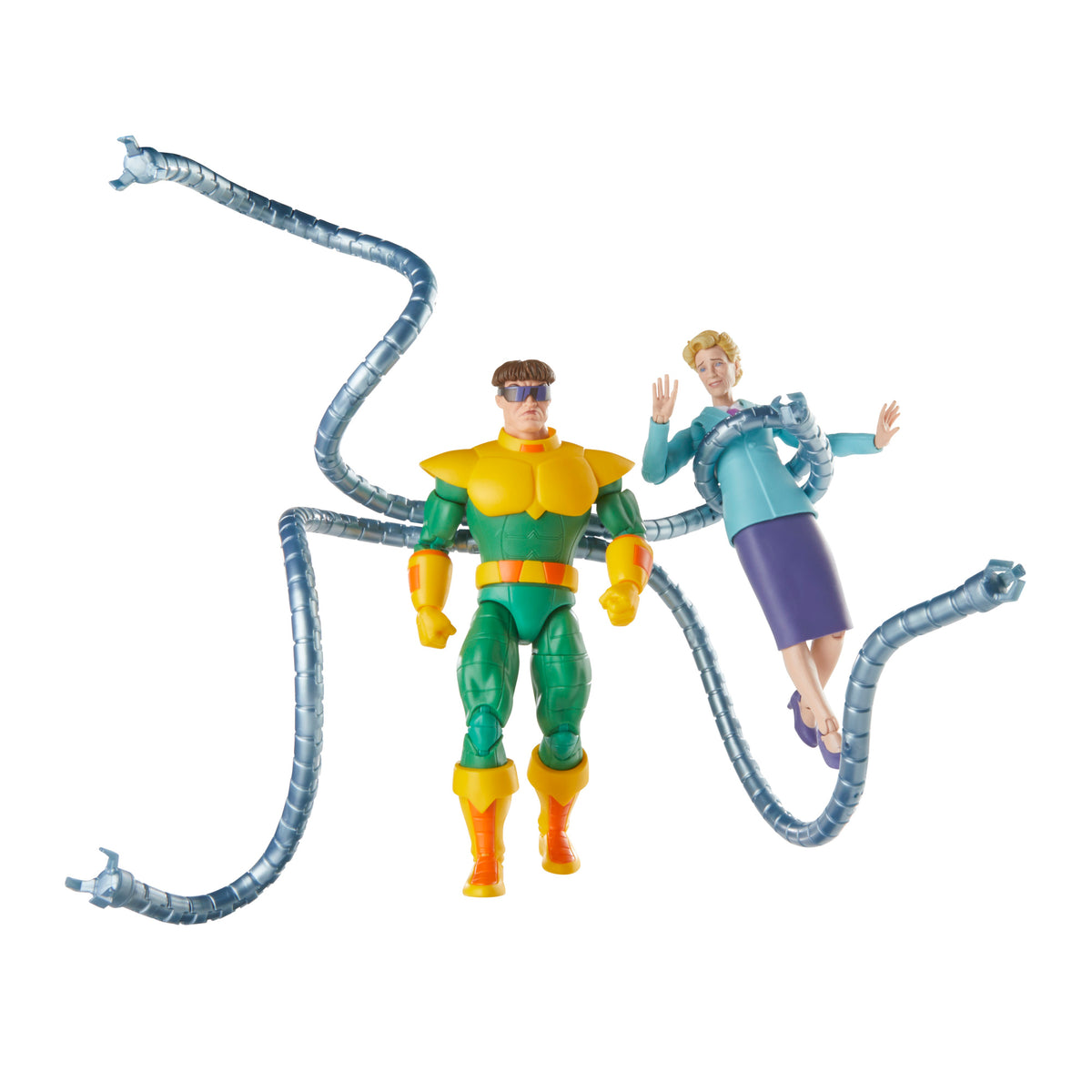 Marvel Legends Series Doctor Octopus & Aunt May Video Review And
