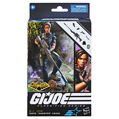 G.I. Joe Classified Series Nightforce Jodie "Shooter" Craig Figure - Presale