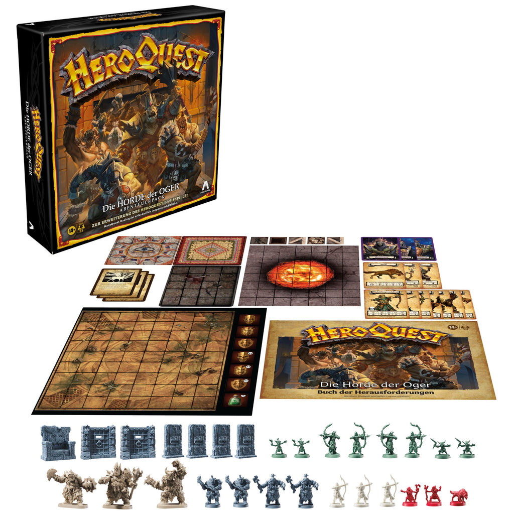 Avalon Hill Heroquest Against the Ogre Horde Quest Pack (German version)