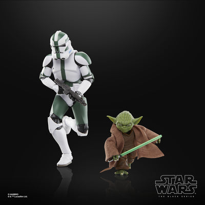 Hasbro Star Wars The Black Series, Yoda e Comandante Clone Gree
