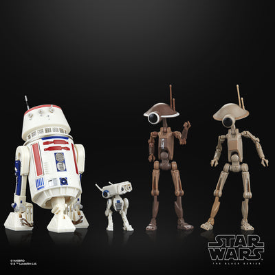 Hasbro Star Wars The Black Series, R5-D4, BD-72 e Pit Droid