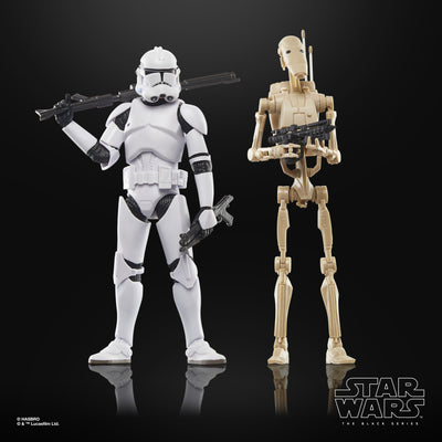 Hasbro Star Wars The Black Series, Clone Trooper e Droide da battaglia