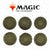 Magic The Gathering Set mit 6 Mana Symbol-Abzeichen in limitierter Auflage 
