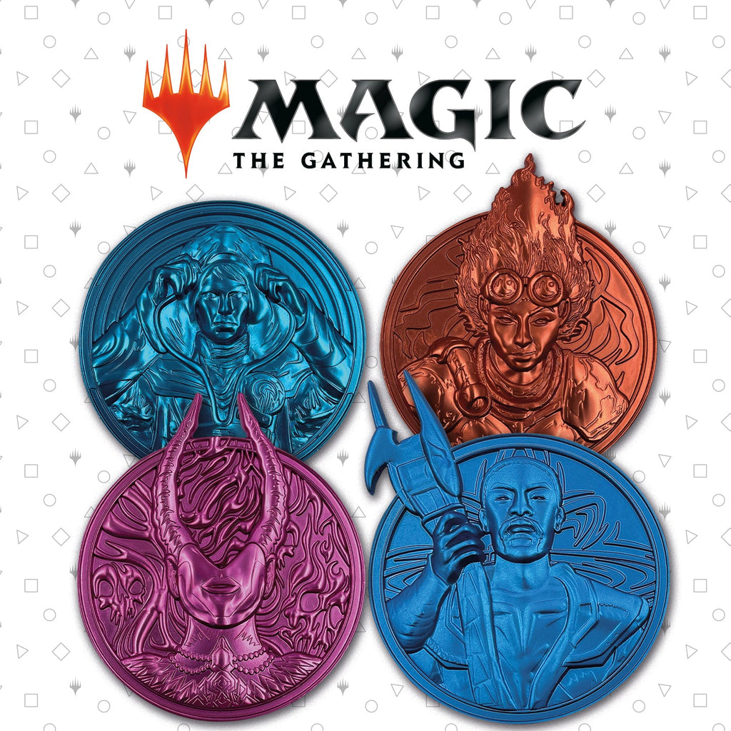 Magic the Gathering Planeswalkers - Set de medallones 