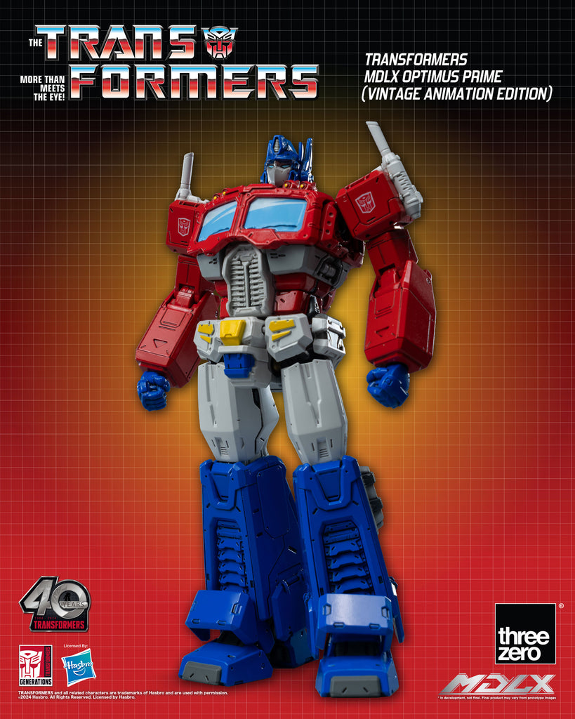 Transformers MDLX, action figure di Optimus Prime (Vintage Animation Edition), 17 cm