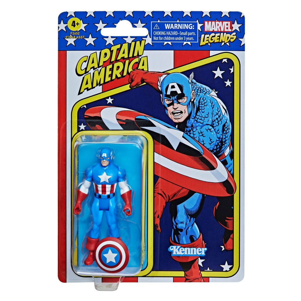 Capitán América de Retro 375 de Hasbro Marvel Legends