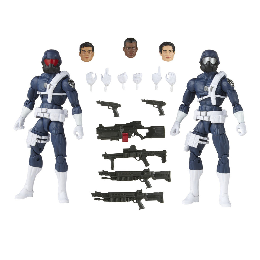 MARVEL LEGENDS SERIE S.H.I.E.L.D Agent Trooper 2 pack