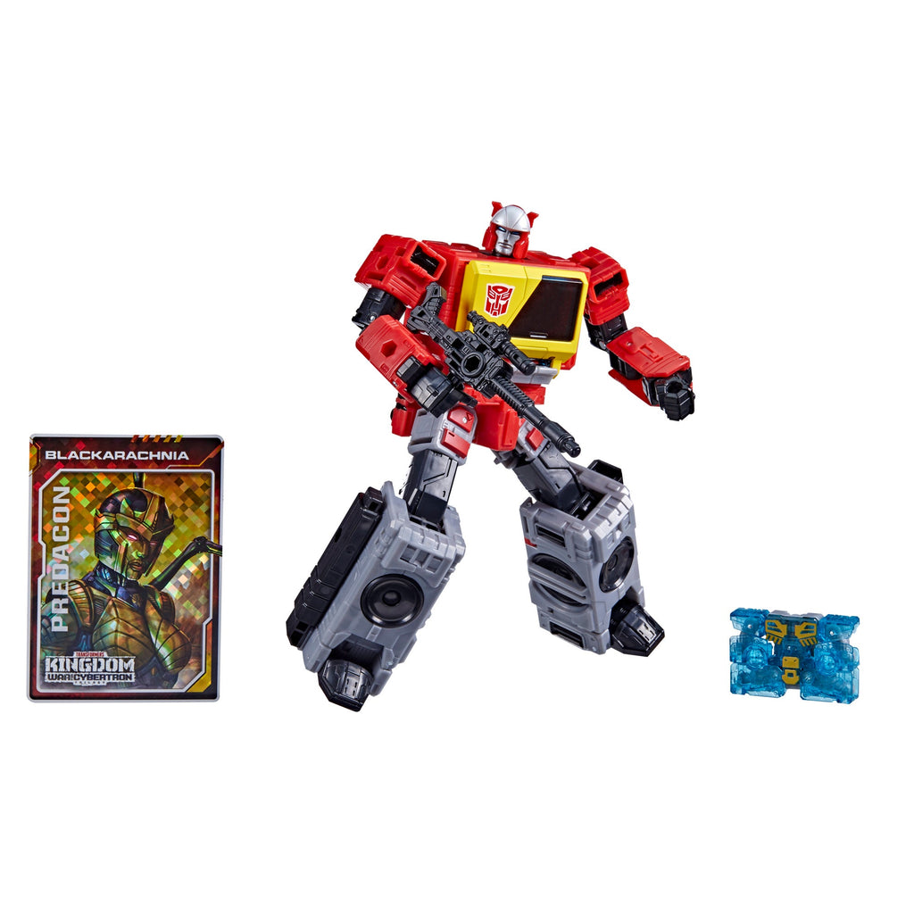 Transformers Generations War para Cybertron: Kingdom Voyager WFC-K44 Autobot Blaster & Eject