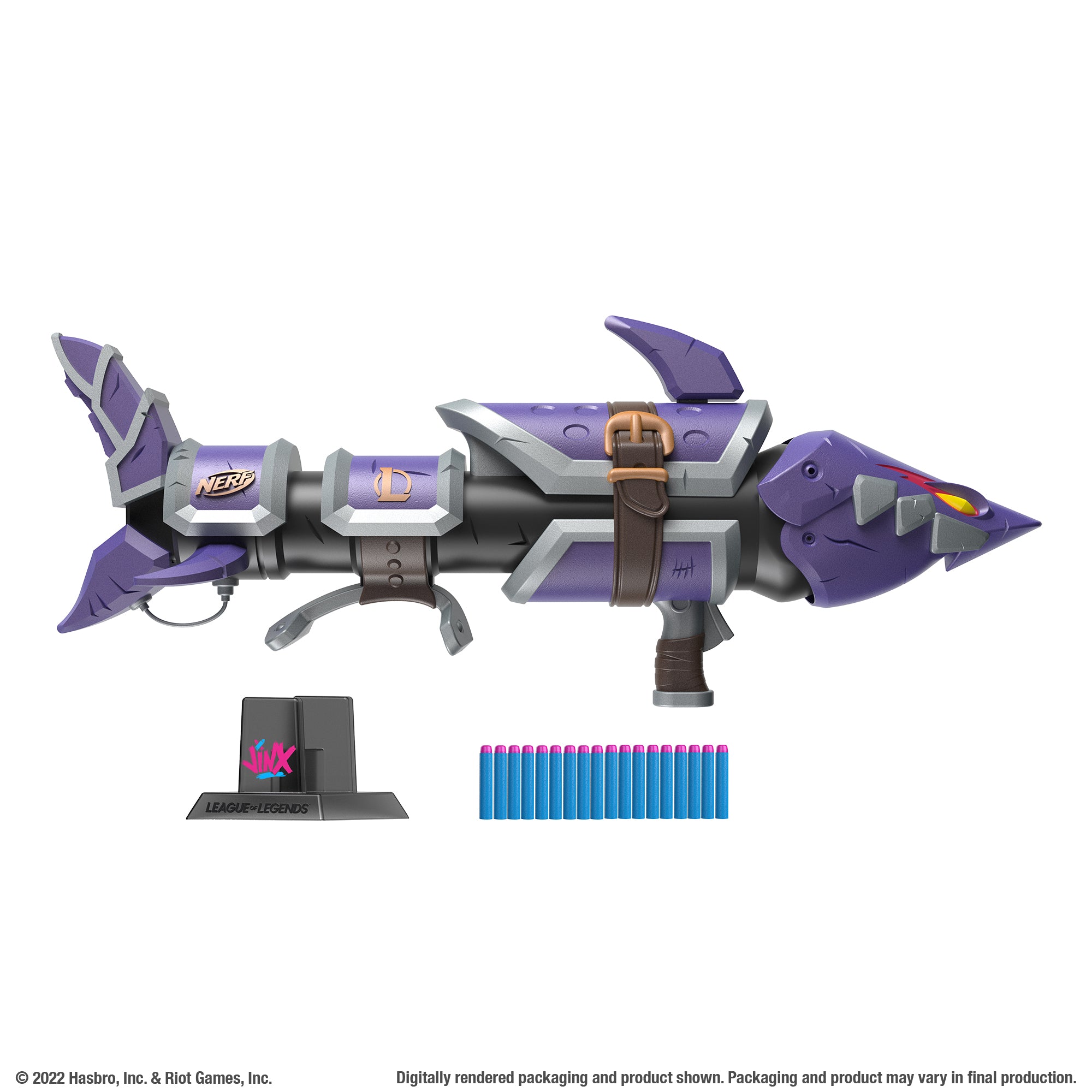 Nerf LMTD League of Legends Jinx Fishbones Blaster - Presale