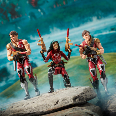G.I. Joe Classified Series Crimson Strike Team : Figurines La Baronne, Tomax et Xamot 82