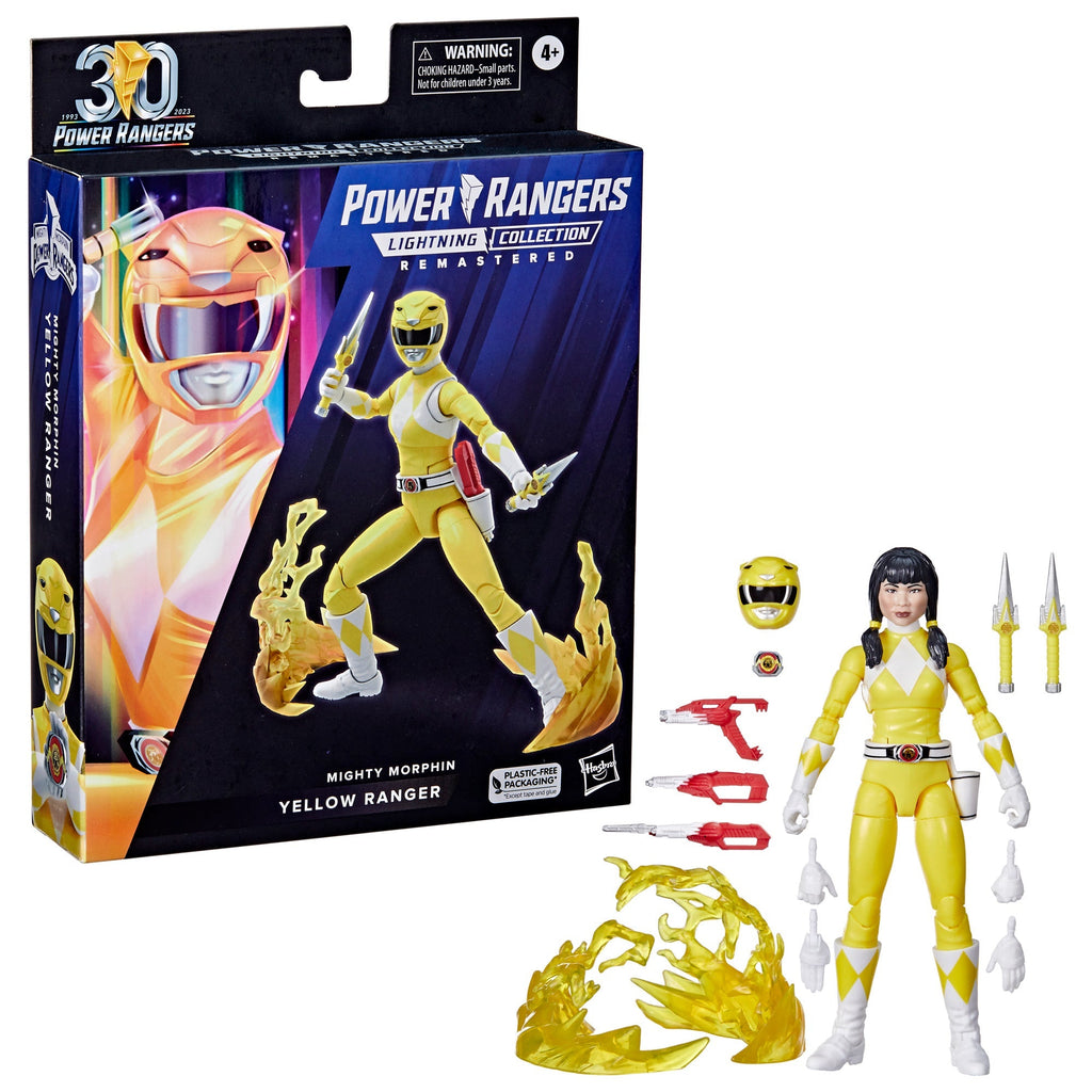 Power Rangers, Lightning Collection, Ranger Giallo Remastered ispirato alla serie 