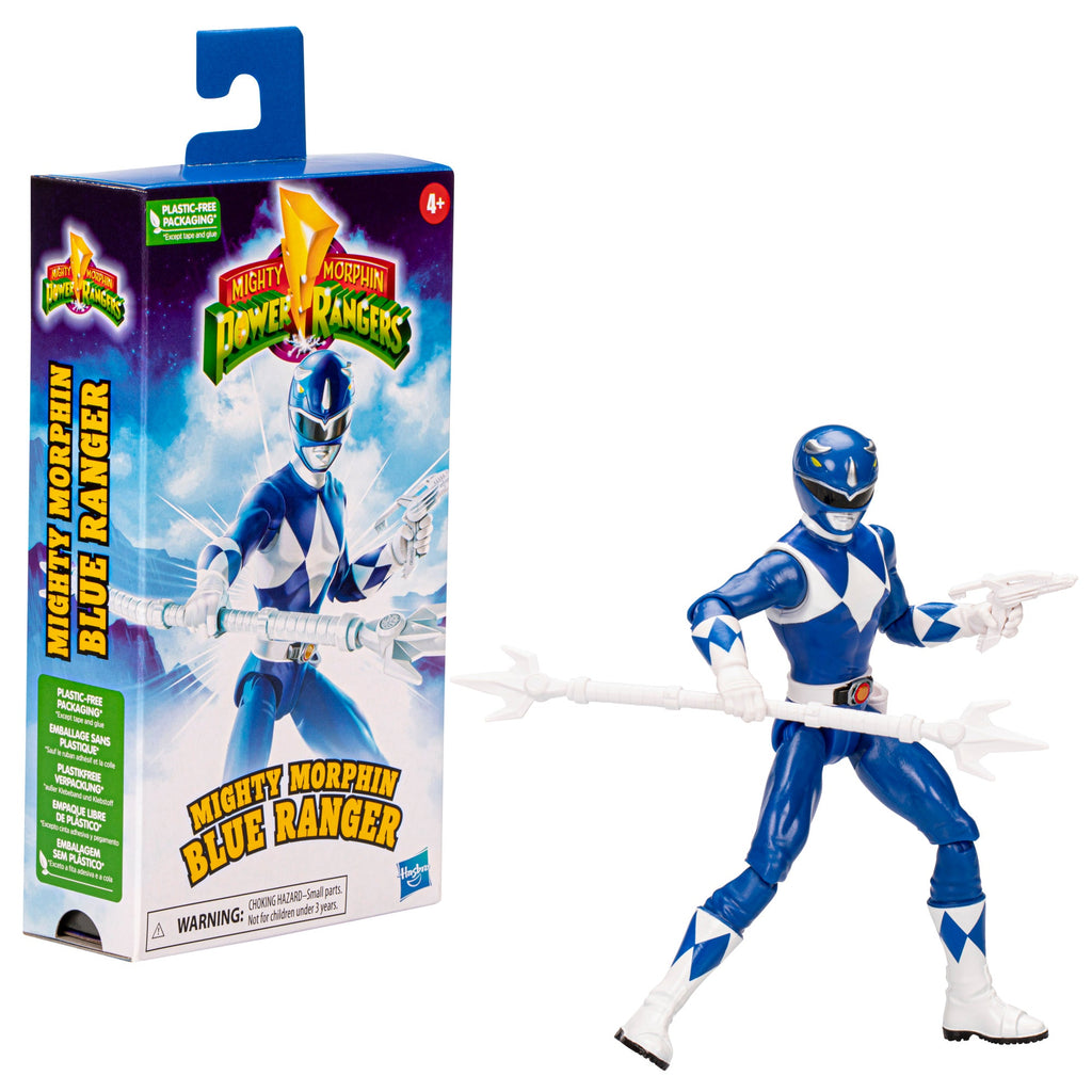 Power Rangers Mighty Morphin Ranger Bleu