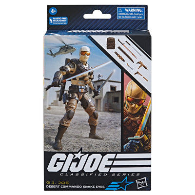 G.I. Joe Classified 6 Inch Action Figure Wave 14 - Desert Commando Sna
