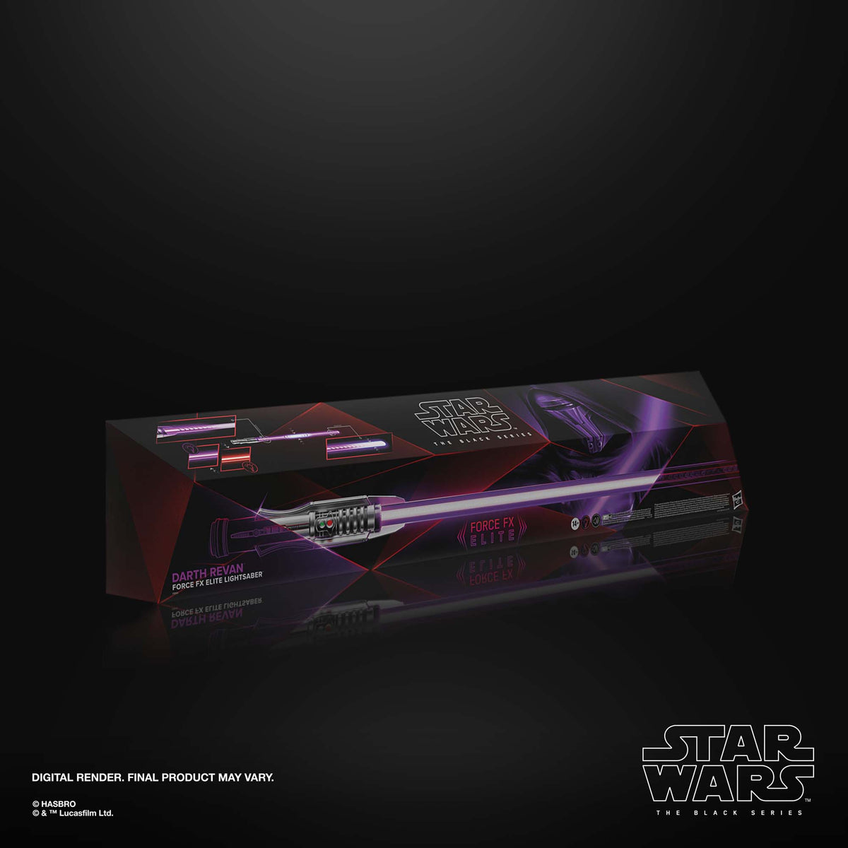 Star Wars Knights of the Old Republic Black Series réplique sabre laser  Force FX Elite Darth Revan