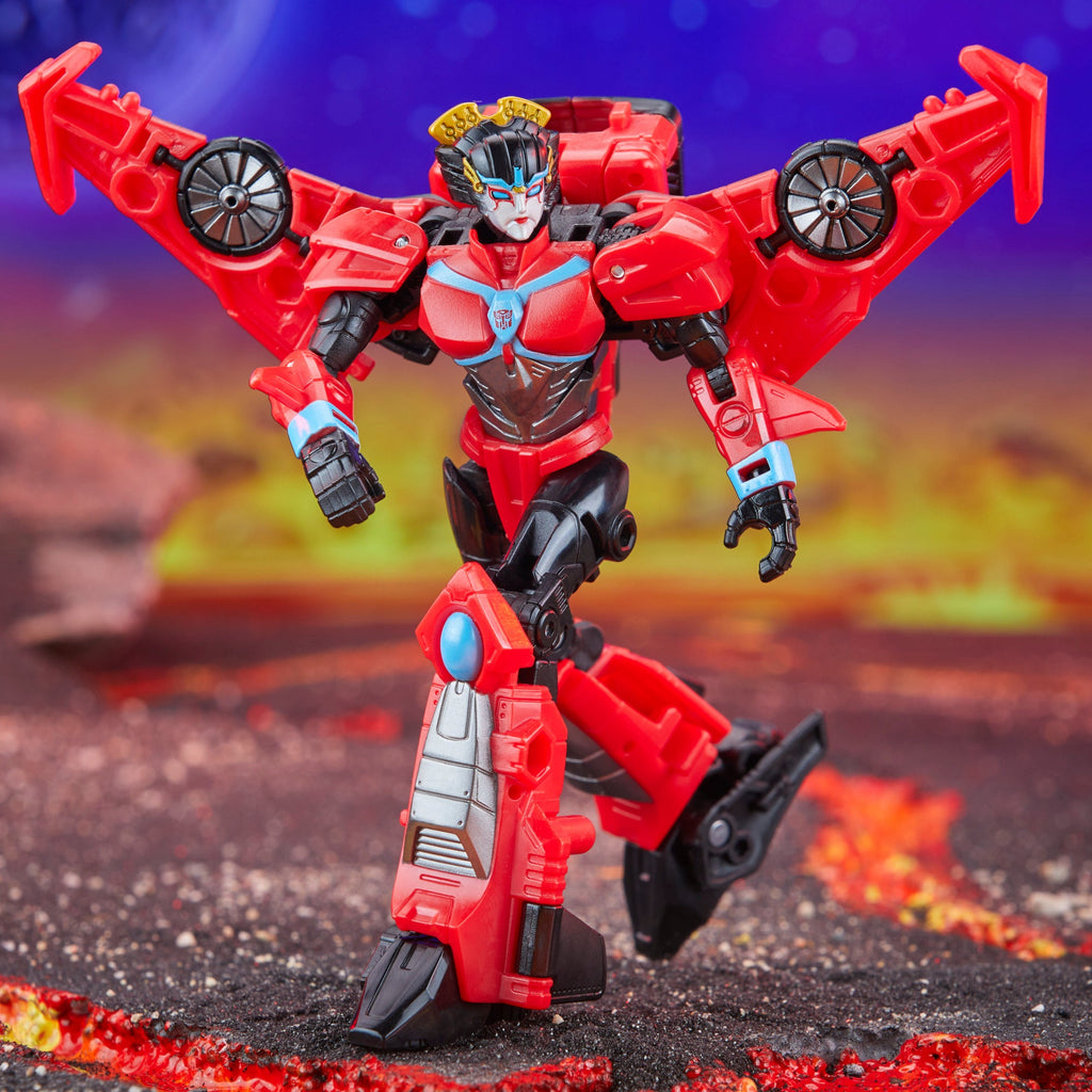 Transformers Legacy United, Deluxe Class, Windblade (universo Cyberverse) 