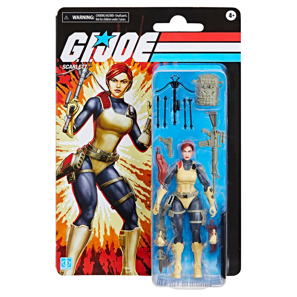 G.I. Joe Classified Series pack rétro sur blister Scarlett 
