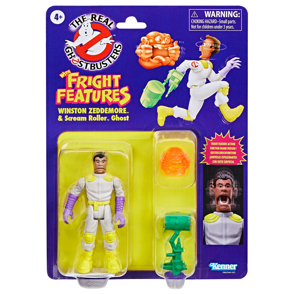 Ghostbusters Kenner Classics The Real Ghostbusters Winston Zeddemore & Scream Roller Geist