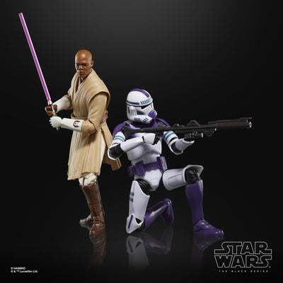 Star Wars The Black Series Mace Windu & Clone Trooper - Presale