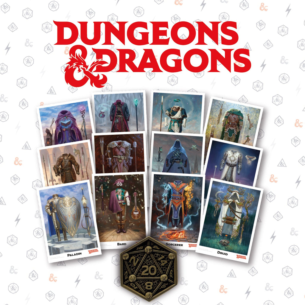 Dungeons and Dragons Classic Coins & Cards Set - Presale