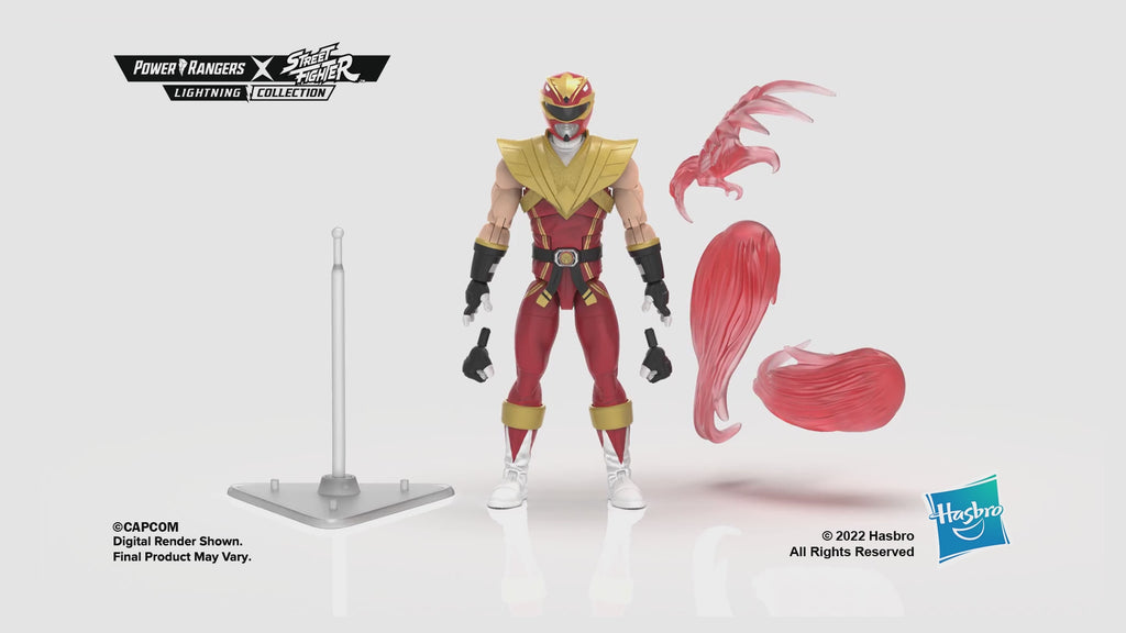 Power Rangers X Street Fighter Lightning Collection Morphed Ken Soaring  Falcon